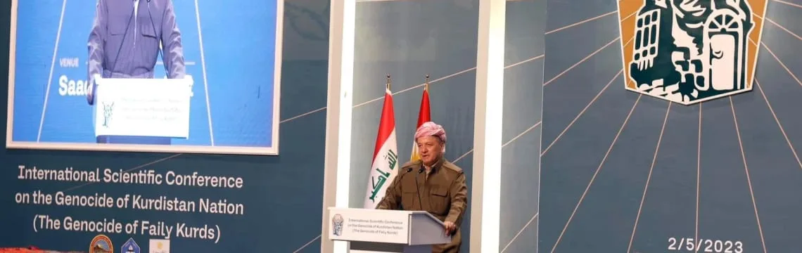 President Barzani, The tragedy and massacre of the Failis are a ring in a series of crimes committed against the Kurdish people.