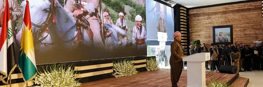 President Barzani, We are reaping the fruits of that wisdom today. This great presence here means that yes, this is the right path, the path of brotherhood, coexistence and reconciliation. This is the right path, not bloodshed and murder