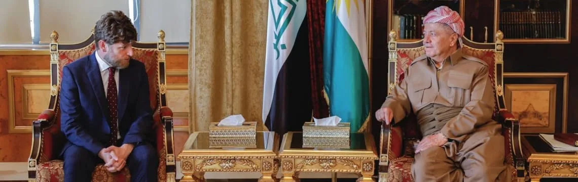 President Barzani Receives the French Consul General in Erbil