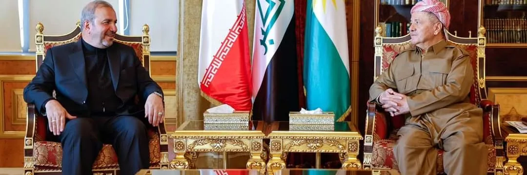 President Masoud Barzani met with Ambassador Mohammed Kazim Al Sadiq ambassador the Islamic Republic of Iran to Iraq along with his accompanying delegation