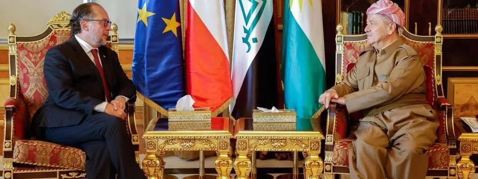 President Barzani receives the Minister of Foreign Affairs of Austria
