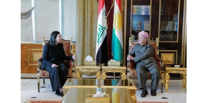 President Masoud Barzani welcomed US Deputy Assistant Secretary of State.