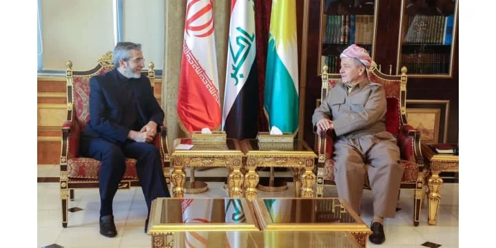 President Barzani  Receives Acting Minister of Foreign Affairs of the Islamic Republic of Iran