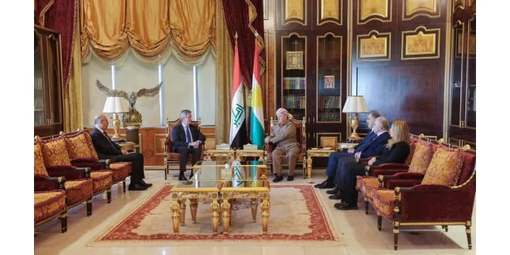 President Barzani receives the new Consul General of the Republic of Germany in Erbil