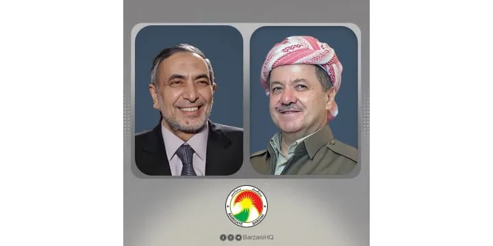 الرئيس بارزاني ورئيس مجلس النواب العراقي الجديد يجريان اتصالاً هاتفياً