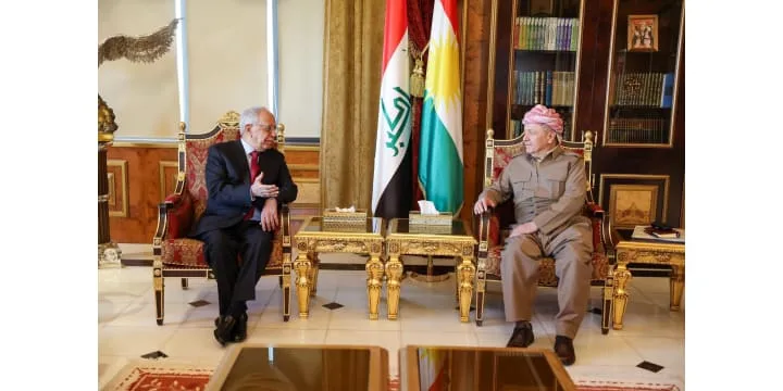 الرئيس بارزاني يستقبل رئيس مؤسسة المدى للإعلام والثقافة والفنون