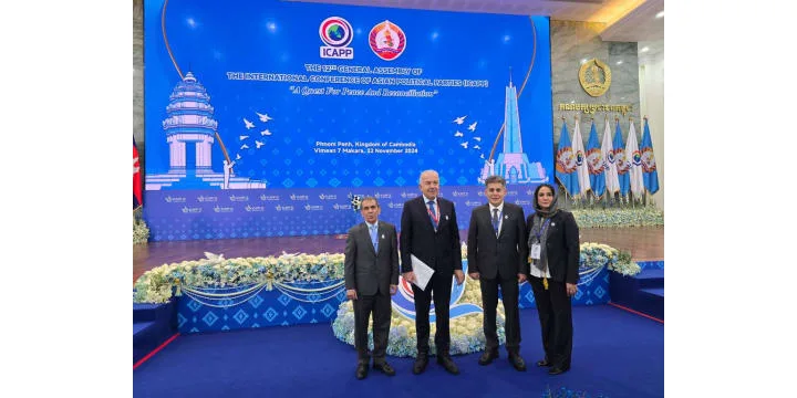 KDP Delegation Represents Kurdistan at the 12th International Conference of Asian Political Parties in Cambodia