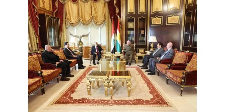 President Barzani Welcomes the Speaker of the Iraqi Council of Representatives