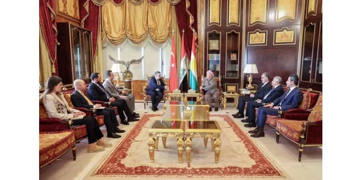 الرئيس بارزاني يستقبل السفير التركي لدى العراق