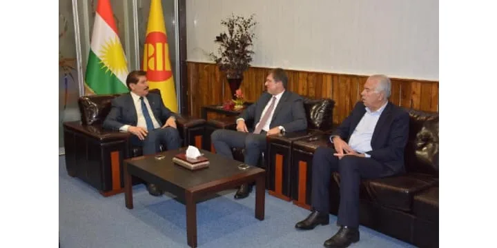 Fazil Mirani Receives Russian Consul General in the Kurdistan Region
