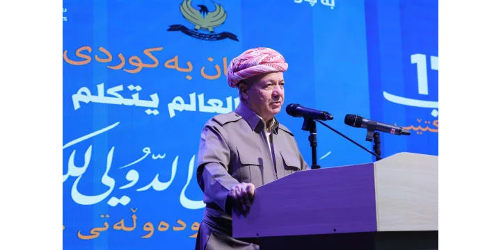 الرئيس بارزاني على هامش افتتاح معرض اربيل الدولي للكتاب: نوصي جميع الأطراف وخاصة الديمقراطي والاتحاد  بالإسراع في تشكيل حكومة إقليم كوردستان.