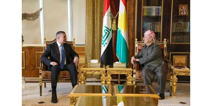 الرئيس بارزاني يستقبل محافظ البصرة