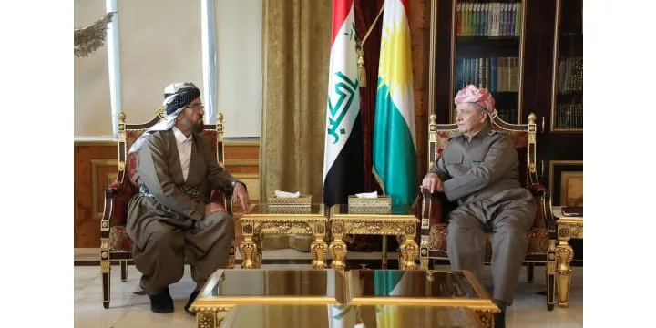 الرئيس بارزاني يستقبل رئيس الاتحاد العالمي لعلماء المسلمين