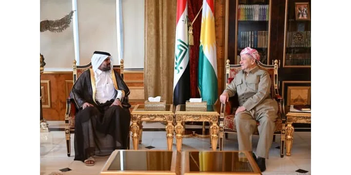 الرئيس بارزاني يستقبل القنصل العام لدولة قطر