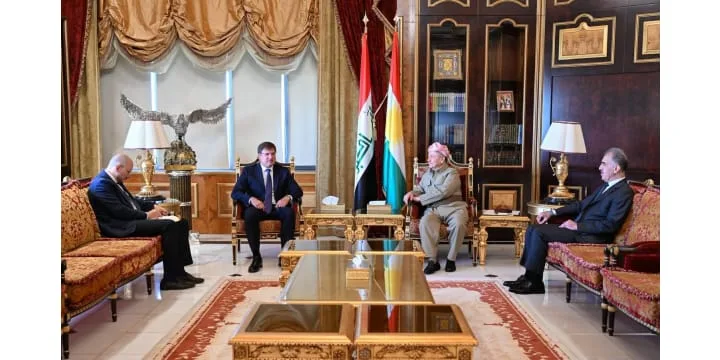 الرئيس بارزاني والقنصل الروسي يناقشان تعزيز العلاقات بين إقليم كوردستان وروسيا