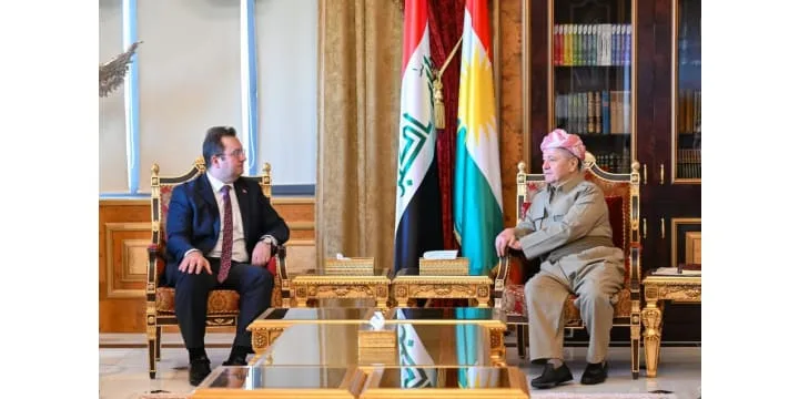 الرئيس بارزاني والقنصل التركي يبحثان عملية السلام في تركيا