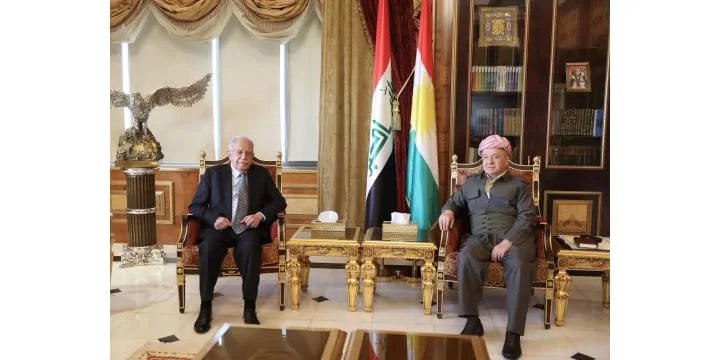 الرئيس بارزاني يستقبل رئيس مؤسسة المدى