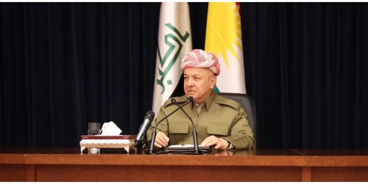 الرئيس بارزاني يستقبل الشيوخ والوجهاء العرب في قضاء مخمور