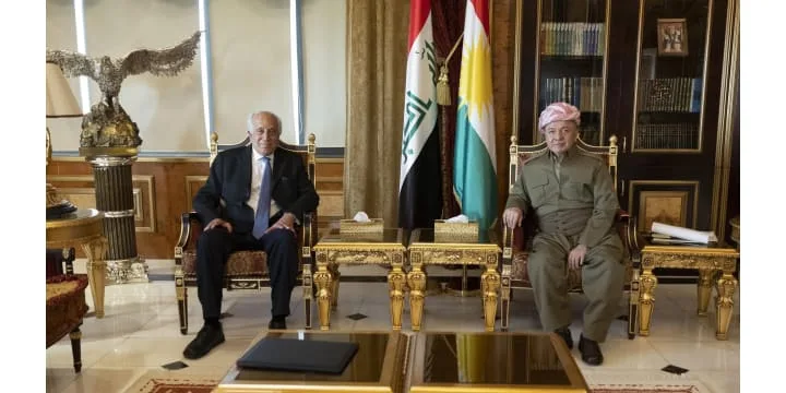 الرئيس بارزاني يستقبل زلماي خليل زاد