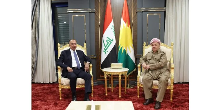الرئيس بارزاني يستقبل مصطفى الكاظمي