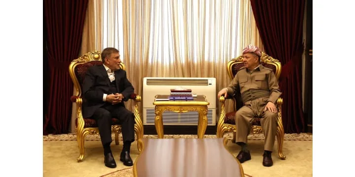 الرئيس بارزاني يستقبل عزّت الشابندر