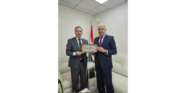 The Consul General of the State of Palestine visited the Foreign Relations Office of the Kurdistan Democratic Party.