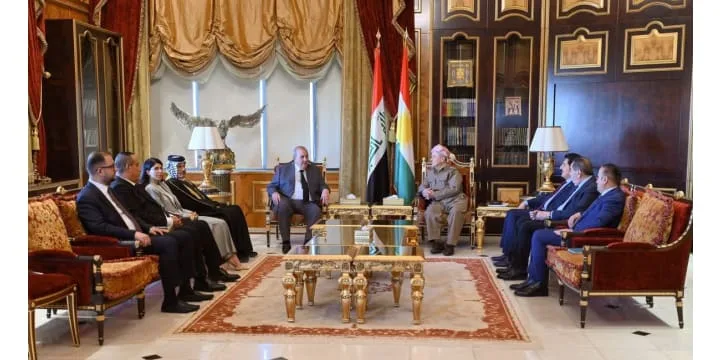 President Barzani Receives National Alliance Coalition Leader Dr. Ayad Allawi