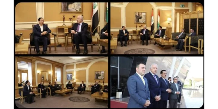 وفدٌ صيني رفيع يزور إقليم كوردستان