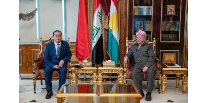 الحزب الشيوعي الصيني للرئيس بارزاني: نشدد على رغبة الصين في تعزيز وتوطيد العلاقات بين الجانبين