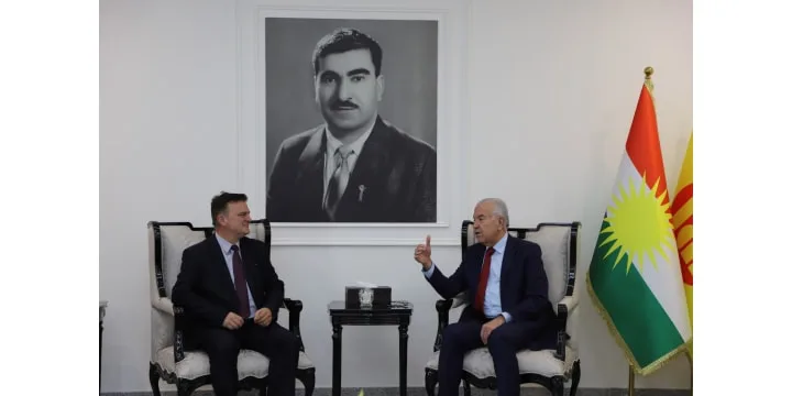 Chargé d’Affaires of the Bulgarian Embassy in Baghdad visited Foreign Relations Office of Kurdistan Democratic Party.