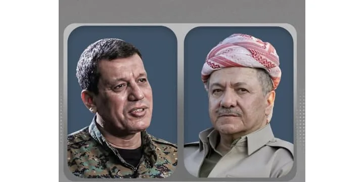 President Masoud Barzani and Mazloum Abdi held a phone call