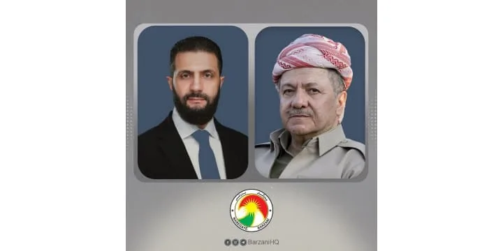 Content of the Phone Call Between President Barzani and the President of Syria