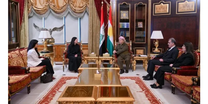 President Barzani Receives Ms. Victoria Taylor