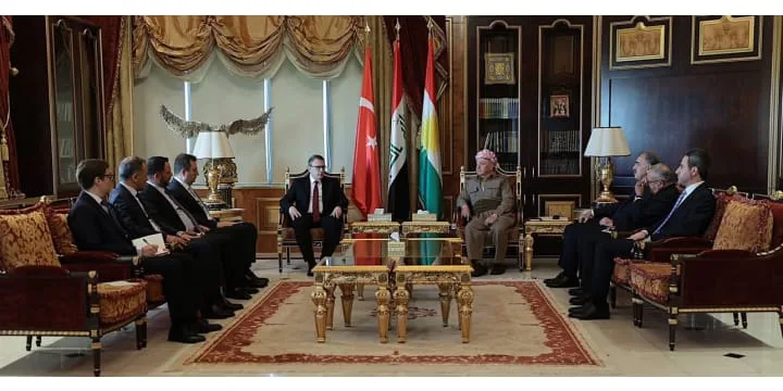 President Barzani Receives Ambassador of the Republic of Türkiye to Iraq