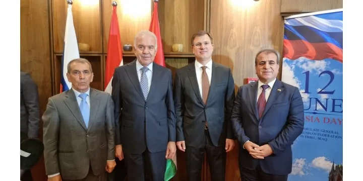 Head of KDP Foreign Relations Office Attends Russia Day Commemoration