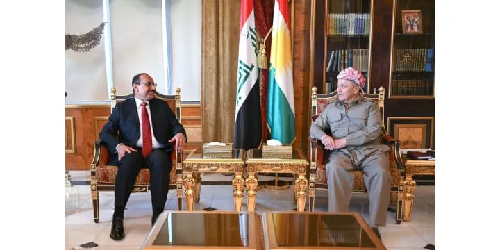 الرئيس بارزاني يستقبل محافظ بغداد
