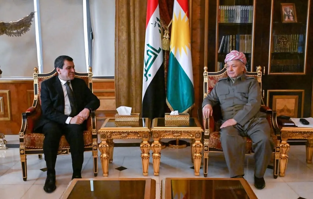 President Barzani Receives Advisor to the President of the Syrian Republic